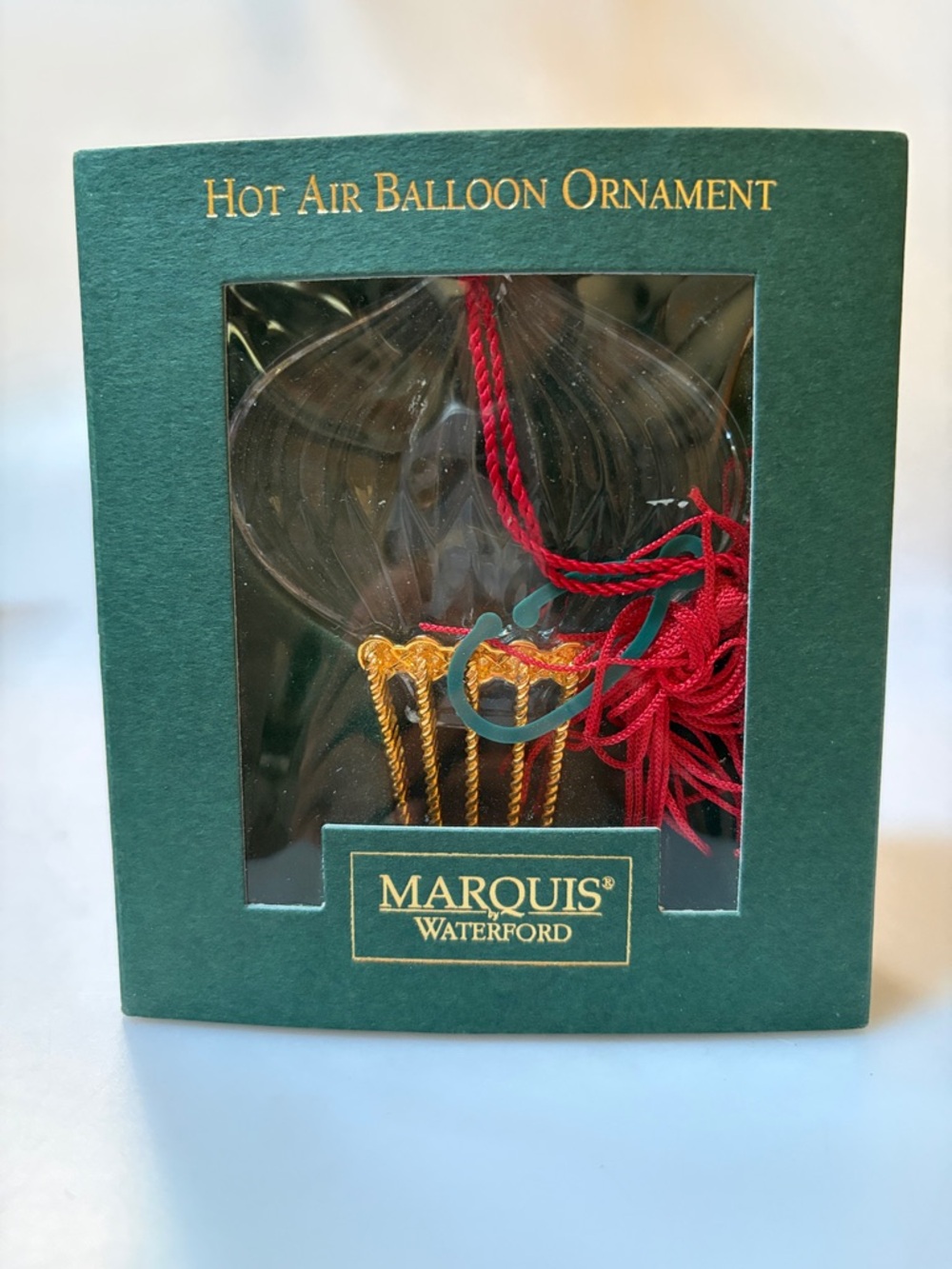 Marquis Waterford, hot air balloon ornament